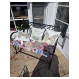 Wrought Iron Bench