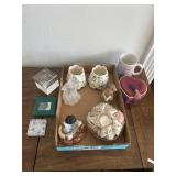 Mixed Box Lot-candle toppers/figurines/more
