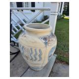 29' Decorative Terra Cotta Vase
