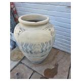 29' Decorative Terra Cotta Vase