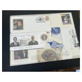 Historical Commerative Envelopes Framed