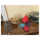Formal Hat, bead hair accessorie, appliques, purse