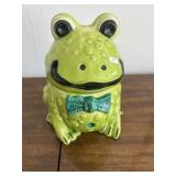 Large Ceramic Frog Cookie Jar