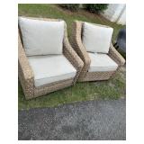 Better Homes & Gardens Bellamy Wicker Swivel Chair