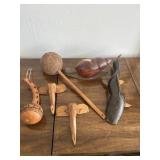Hand Carved Shell/Whale/Tribal Art