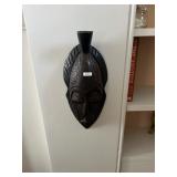 Large Hand Carved Wooden Tribal Mask