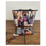 Michelle Obama magazine cover collage tote bags +