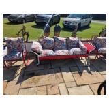 Vintage Aluminum Patio Set-Needs New Cushions