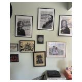 Framed Print Wall Art Lot