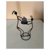 Stylized Metal Candle Holder