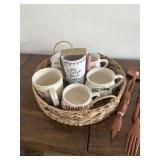 Soup Mugs, Campbell Soup Mug, Basket and more