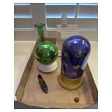Box Lot-Battery Operated Orbs/Vase and More