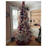 7ft decorated Christmas Tree