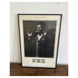 Framed Nat King Cole Poster