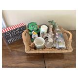 Basket with contents