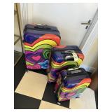Mia Viaggi Pop Heart Hardside Spinner Luggage
