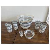 Barware Serving Set-Patrician by Jeannette Glass