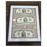 Framed Money Lot