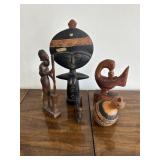 Hand Carved Wooden Tribal Art