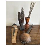 Hand Carved Wooden Tribal Art