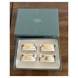 NIB Lenox Ambassador Napkin Rings