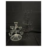 3 Tier Twisted Basket/Spiral Wire Egg Stand