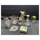 Vintage Kitchen Lot-Nut Chopper/Syrup Disp/More
