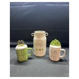 New Rae Dunn St. Patrick's Day Themed Mugs/Vase