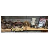 Shelf Deal-McCoy/Brass/Baskets/More