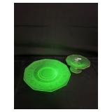 Vintage Uranium Glass Lot