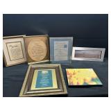 Asst. Framed Wall Art & Inspirational Prints-6 pcs