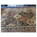 traditional Persian-style patchwork area rug 67x45