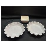 Potts Pottery Pie Dish Lot