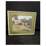 The Old Mill Framed Print by Dwight D. Eisenhower