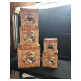 Christmas Nesting Box Lot Heavy Duty