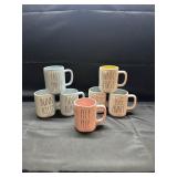 New Rae Dunn Coffee Mugs Lot of 7