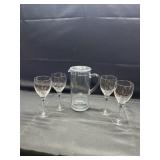 Carlisle Acrylic Pitcher/Glass Stemware