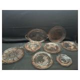 Pink Depression Glass Lot