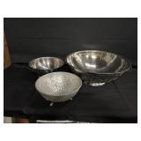 Vintage Metal Strainer Lot