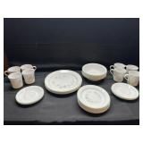 Vintage Corelle Pastel Boquet Dinnerware Lot