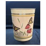Vintage Metal Wastebasket