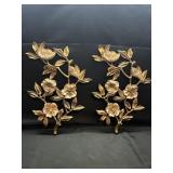 Syroco Dogwood Branch Wall Art Plaques