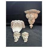 Wall Sconces Lot-Elephant/Shells