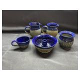 Lantern Hill Pottery Kitchen Lot-Oven/Microwave