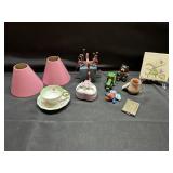 Trinket Box/Metal Lamp Shades/Cup Saucer/More