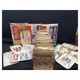 Large Lot of Vintage Sewings Patterns