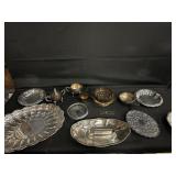 Large Silver Plate Lot