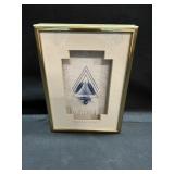 framed mixed-media fiber art Angie Wissa-Wight '03