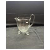 Kimberly 3 Footed Crystal Pitcher