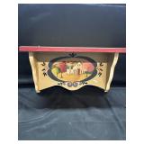 Handpainted Folk Art Wood Shelf